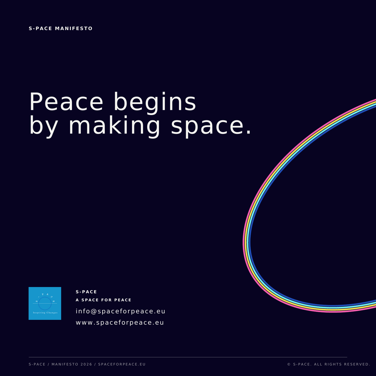 S-PACE Manifesto contacts and copyright